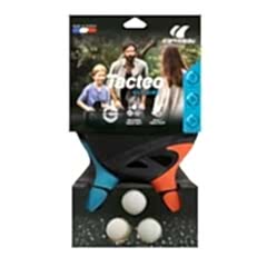 Cornilleau Tacteo DUO Pack Outdoor Masa Tenisi Raketi ( 2 Raket, 3 Top )