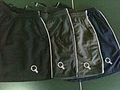 Masa Tenisi Raket İşlemeli Şort - Gri