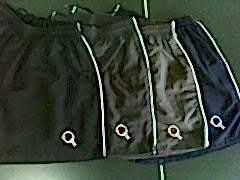 Masa Tenisi Raket İşlemeli Şort - Lacivert