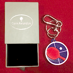 Masa Tenisi Anahtarlık