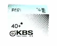 KBS 72'Lİ KUTU PLASTİK 40 MM ANTRENMAN TOPU
